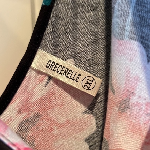 BUNDLE of two V-neck Long soft casual maxi dresses size XXL - Picture 5 of 15